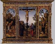 PERUGINO, Pietro The Galitzin Triptych af oil